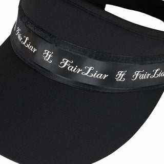 Logo Tape With Pearl Visor (Black)