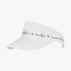 Logo Tape With Pearl Visor (White)