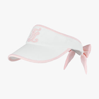 Twinkle ribbon visor (Coral)