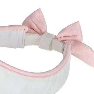 Twinkle ribbon visor (Coral)