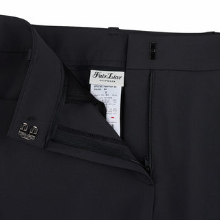 Lace Slit Bootscut Pants (Black)