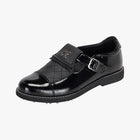Quilted Buckle Loafers (Black)