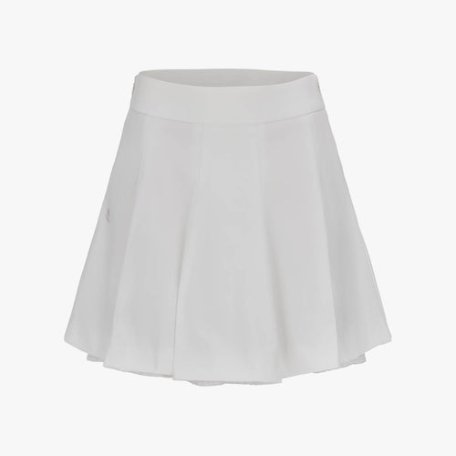Lace Double Flare Skirt (White)
