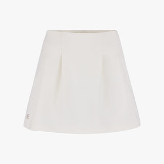 Folded A-line skirt (Cream)