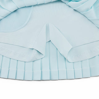 Pique Pleated Skirt (Mint)