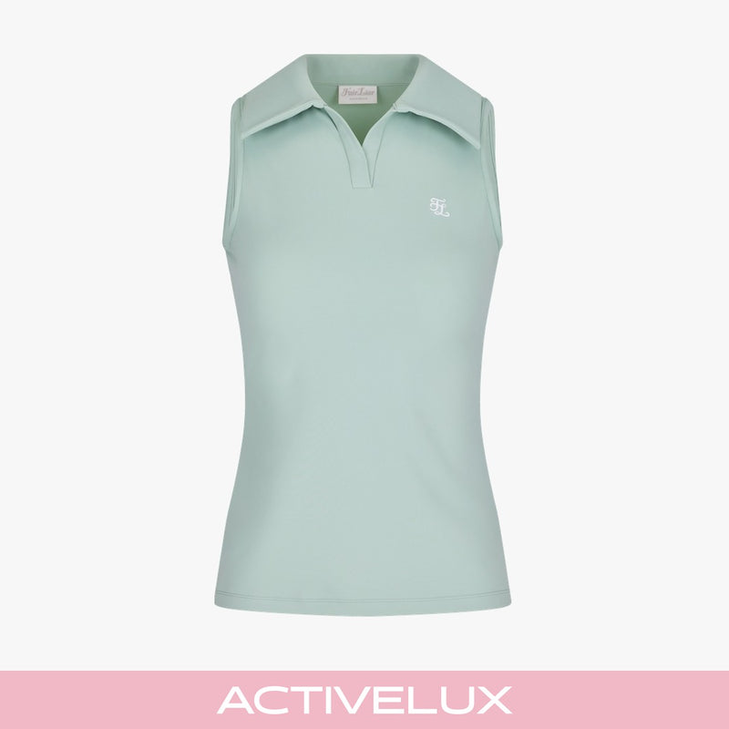 Lucé Halter Sleeveless T-Shirt (Mint)