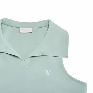 Lucé Halter Sleeveless T-Shirt (Mint)