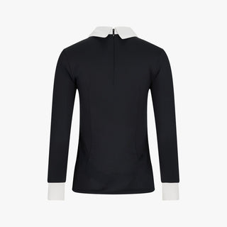 Ribbon Point Longsleeve T-shirt (Black)