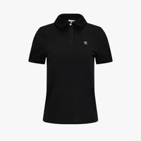 Lace Collar Puff Sleeve T-Shirt (Black)