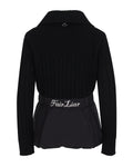 Knitted puffer Jacket - Black