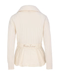 Knitted puffer Jacket - Cream