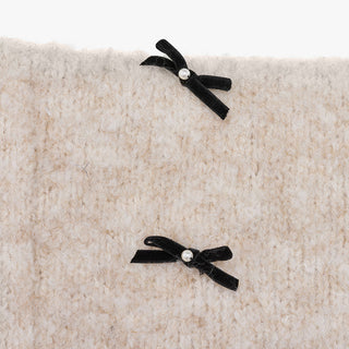 Furry Knit Baraclava (Beige)