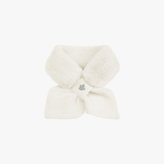 Logo Knit Muffler (Ivory)