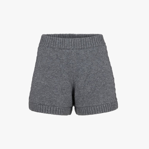 Windproof Knit Shorts (Charcoal Grey)