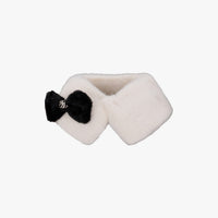 Fur Ribbon Neck Warmer (Ivory)