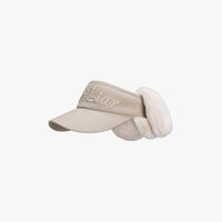 Big Logo Ear Muff Visor (Beige)