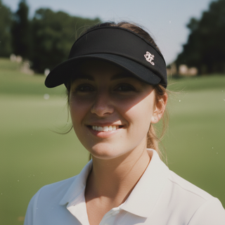 Detachable back ribbon visor - Black