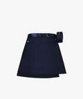 [Final Sale] FAIRLIAR Hip Set Memory Skirt - Navy