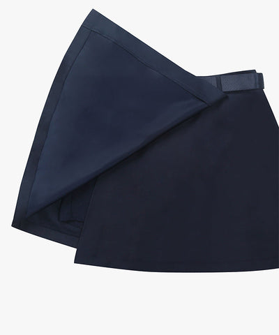 [Final Sale] FAIRLIAR Hip Set Memory Skirt - Navy