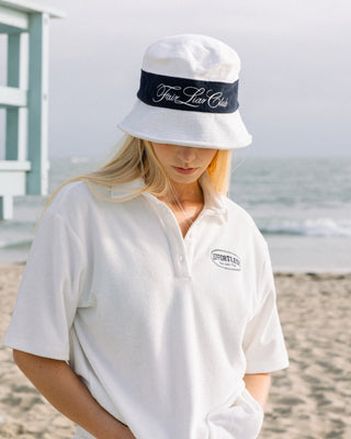FLC Effortless Terry Polo (White)