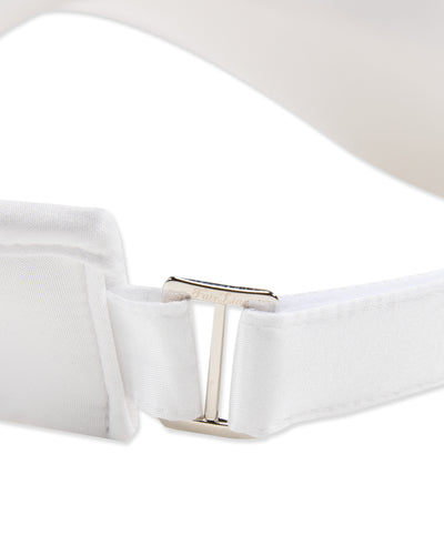 Taped wide visor - White