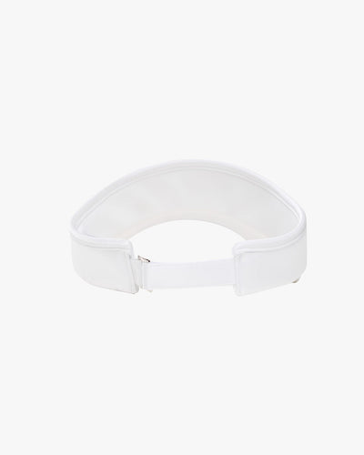 Taped wide visor - White