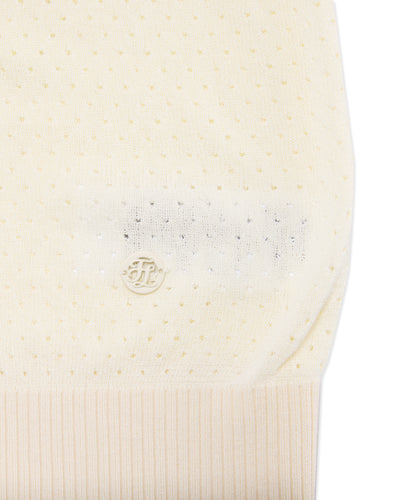 Scassi collar zip-up cardigan - Ivory
