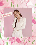 Fair Liar Rib Frill Cardigan - White