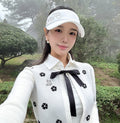 Flower Jacquard Open Ribbon Cardigan - Ivory