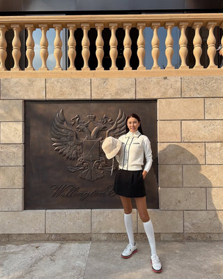 Double Button Windproof Knit Vest (Ivory)