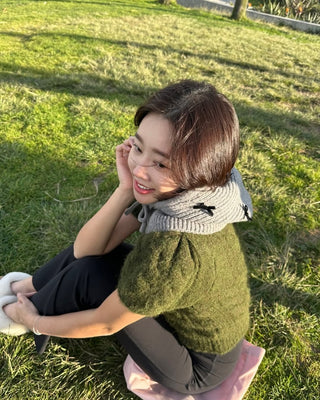 Knit Baraclava (Grey)