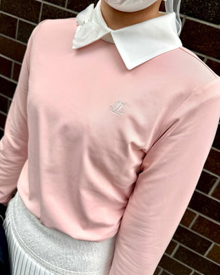 Ribbon Point Longsleeve T-shirt (Coral)