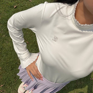 Frill Windproof Tshirt (Ivory)