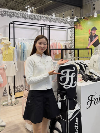 Lace Scallop Cardigan (White)