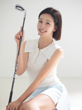 Sailor Half-zip Vest (White)