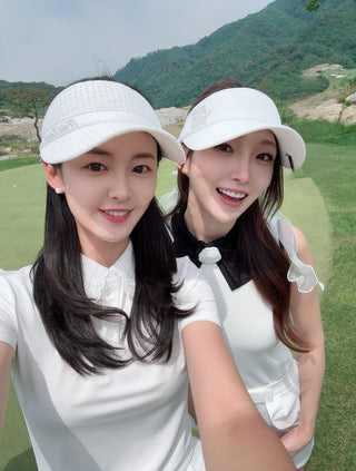 Detachable Corsage Sleeveless Knit (White)