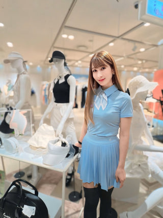 Petit Scarf set T-shirt (Blue)