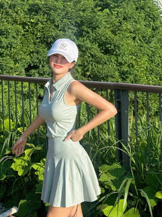 Lucé Flare Skirt (Mint)