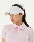 mini scrunch visor - White