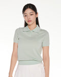 Asymmetrical ribbon pleated skirt - White