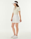 Fair Liar silk scarf set t-shirt - Cream