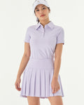 Fair Liar silk scarf set t-shirt - Lavender