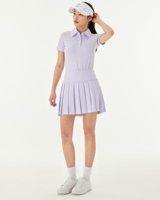 Fair Liar Performance Pleated Skirt - Lavender