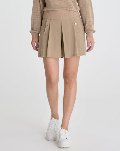 Hidden Culottes Short Pants - Beige