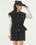mini scrunch visor - Black