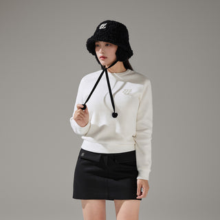 Furry Earmuff Bucket Hat (Black)