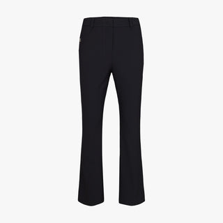 Lace Slit Bootscut Pants (Black)