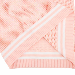 Punched V-neck Vest (Coral)