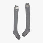 Cable Knee-socks (Charcoal Grey)