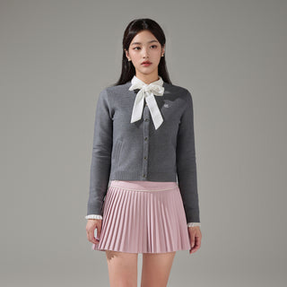 Tie Mockneck Tshirt (Ivory)
